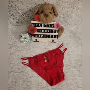 🐉 VS Very Sexy Dragon Embroidered Mesh Strappy Cheekini Panty 🐉